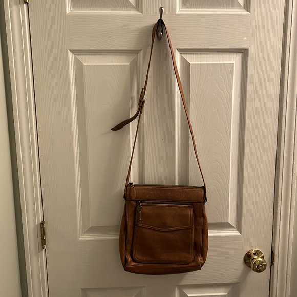 Fossil leather crossbody bag - Picture 2 of 4